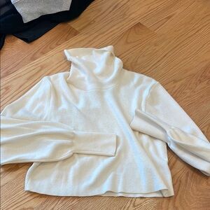 ARITZIA Chic Cream Turtleneck Sweater
